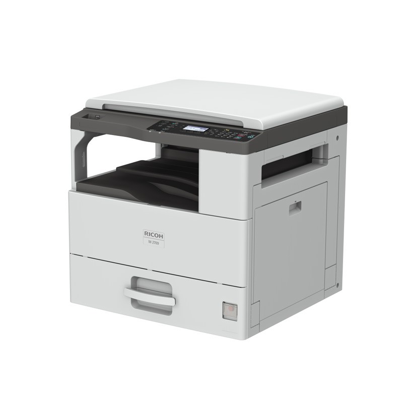 理光M2700 高效辦公與智能停車場的多功能黑白激光一體機解決方案